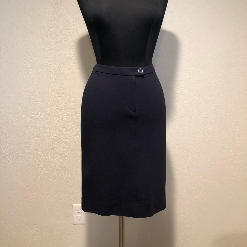Navy Tory Burch skirt